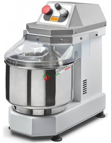 Spiral mixer with fixed bowl dough capacity 5 kg - 230V single-phase variable speed from 60 to 310 rpm