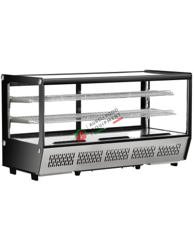 Countertop refrigerated display - capacity 242 L dim. 1219x568x686H mm