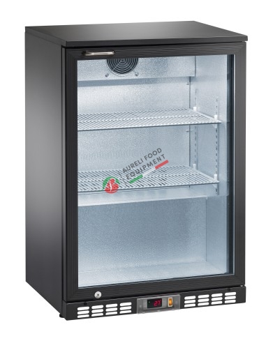 Banco frigorifero a vetri back bar per bibite capacità 116 L dim. 600x500x840H mm
