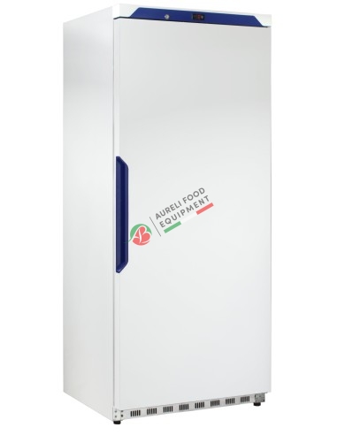 Static refrigerated cabinet AKK600R capacity 560 L temp. +0/+8°C White painted steel external structure