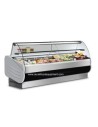 Refrigerated serve over counters for delicatessens, butcher shops